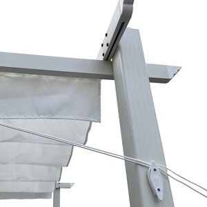 Green Land Pergola, 3x4m, valkoinen