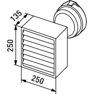 Ensto Saunavalaisin AVH11 E27/60W IP44