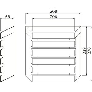 Airam Saunavalaisin Sauna led SQ IP65 8W/827 terveleppä