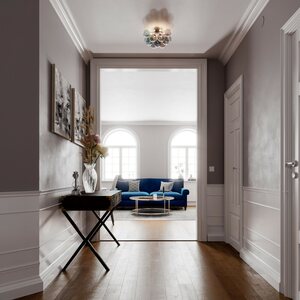 Sessak Lighting Gross 30 plafondi harmaa
