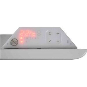 Sähkölämmitin 230V OFB4T 1000W 40x73cm IP24 kytkentärasialla ja pistotulpalla