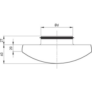 Tuloilmahajotin STQA-100 musta