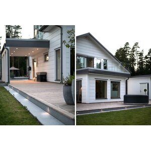Hidealite Terassi-/porrasvalaisin Steplight Garden IP67 12V 4x3lm 4,5W 3000K Kit