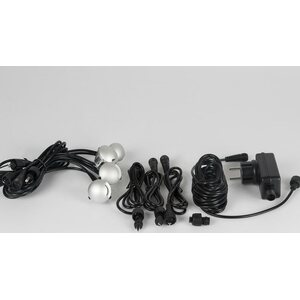Hidealite Terassi-/porrasvalaisin Steplight Garden IP67 12V 4x3lm 4,5W 3000K Kit