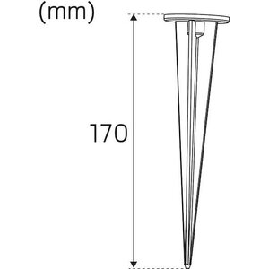 Hidealite Maavalaisin Spot IT IP65 1400lm 17W 3000K 40D GR