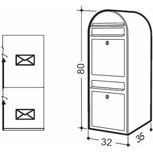Bobi Postilaatikko Duo