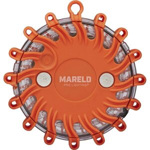 Mareld Glow Varoitusvalo vilkulla, iskunkestävä, ladattava IP67, oranssi