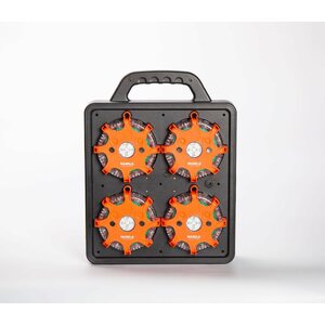 Mareld Glow Varoitusvalo vilkulla, 3 valoväriä, iskunkestävä IPX6 8kpl, oranssi