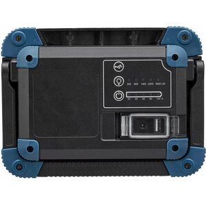 Mareld Flash 3000RE WR Akkutyövalaisin, langaton/USB lataus, värilämmönsäätö IP65, musta/sininen