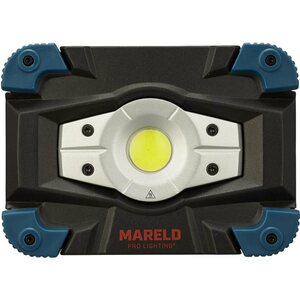 Mareld Flash 1000RE Akkutyövalaisin, ladattava USB IP65, musta/petrooli
