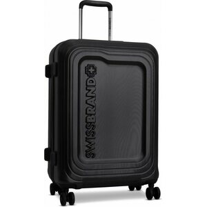 Swissbrand London cabin-laukku S, kova, musta 42L