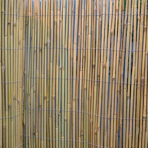 Home4you Bambuaita IN GARDEN 5m natural H5/10mm metallilankapunoksella, ruskea K1m