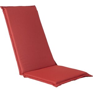 Home4you Istuinpehmuste SUMMER 48x115x4,5cm, polyesteria, punainen