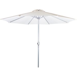 Aurinkovarjo BAHAMA H2.7m polyesteria, alujalka, kammella, valkoinen