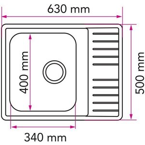 Stala Keittiöallas Lyria L40-S RST tasoon upotettava
