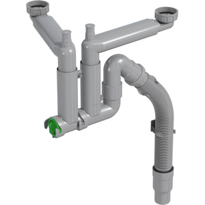Prevex Keittiövesilukko Smartloc 2-altainen 1 1/2" SK
