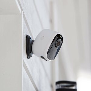 T-cam BC200 plus AI langaton valvontakamera akulla, valkoinen/musta