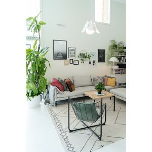 Sessak Lighting Lehmus L design-riippuvalaisin mattavalkoinen