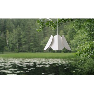 Sessak Lighting Lehmus L design-riippuvalaisin mattavalkoinen