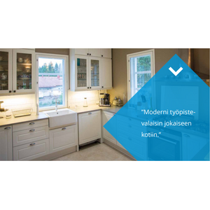 Ensto Työpistevalaisin Ensto Ami AL124L580 LED 6W/830/840 2DSO