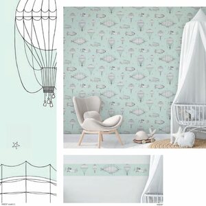 Tapetit.fi Kids Walls tapetti 0,53 x 10,05 m non-woven