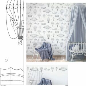 Tapetit.fi Kids Walls tapetti 0,53 x 10,05 m non-woven