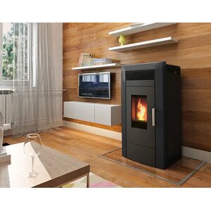 Vesikiertopellettitakka Commo beige 21kW