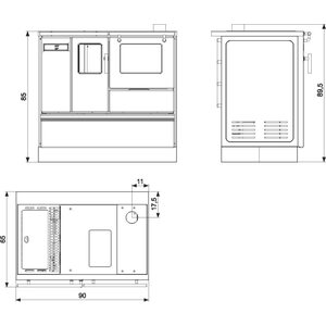 Pellettiliesi Alfa 90 musta 8kW