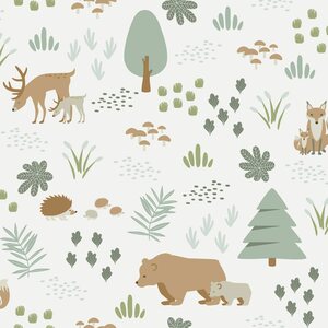 Esta Home Forest Friends non-woven tapetti 0,53 x 10,05m