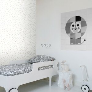 Esta Home Black & White with a splash of Gold non-woven tapetti
