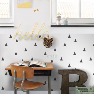 Esta Home Black & White with a splash of Gold non-woven tapetti