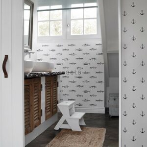 Esta Home Black & White with a splash of Gold non-woven tapetti