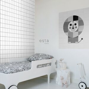 Esta Home Black & White with a splash of Gold non-woven tapetti