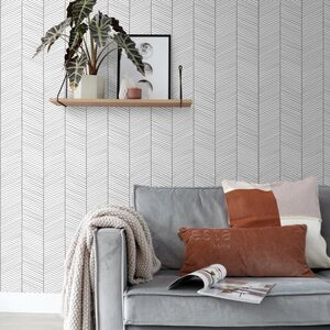 Esta Home Black & White with a splash of Gold non-woven tapetti