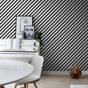 Esta Home Black & White with a splash of Gold non-woven tapetti