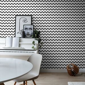 Esta Home Black & White with a splash of Gold non-woven tapetti