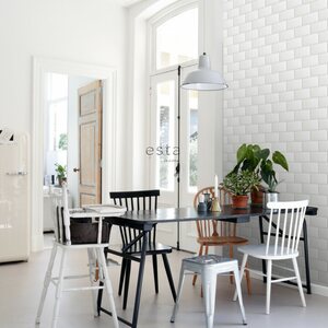 Esta Home Black & White with a splash of Gold non-woven tapetti