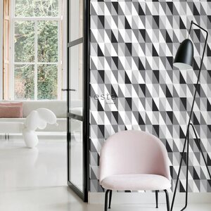 Esta Home Black & White with a splash of Gold non-woven tapetti