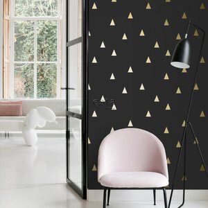 Esta Home Black & White with a splash of Gold non-woven tapetti