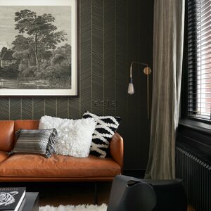 Esta Home Black & White with a splash of Gold non-woven tapetti