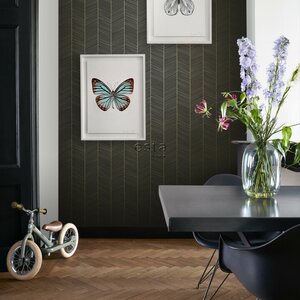 Esta Home Black & White with a splash of Gold non-woven tapetti