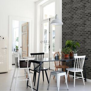 Esta Home Paradise non-woven tiilikuvio tapetti harmaa