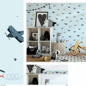Tapetit.fi Kids Walls boordi 0,18 x 5,00 m non-woven