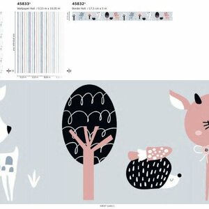 Tapetit.fi Kids Walls boordi 0,18 x 5,00 m non-woven