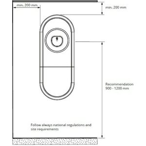 Ensto Sähköauton latausasema One Home 11kW (3x16A) Type2 DLM/RCBO