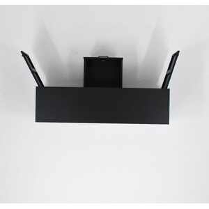 Eureka Carbon-tv-taso 150 cm, musta