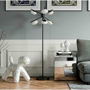 Sessak Lighting Imperia lattiavalaisin Musta