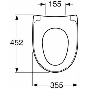 Gustavsberg WC-istuinkansi Nautic 9M26S136 SC+QR musta