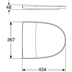IDO WC-istuinkansi IDO Seven D 91542-11 SC/QR tumman har