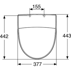 IDO Seven D 9113001001 WC-istuinkansi valkoinen
